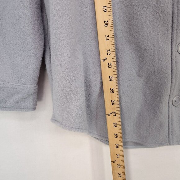 Hilary Radley Women's Button Up Shirt Jacket Blue Shacket Size Large - Picture 6 of 13